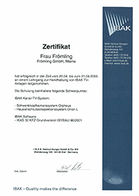 Zertifikat