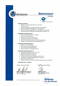 Zertifikat