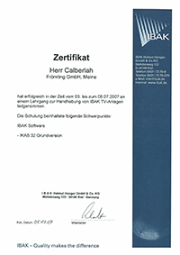 Zertifikat